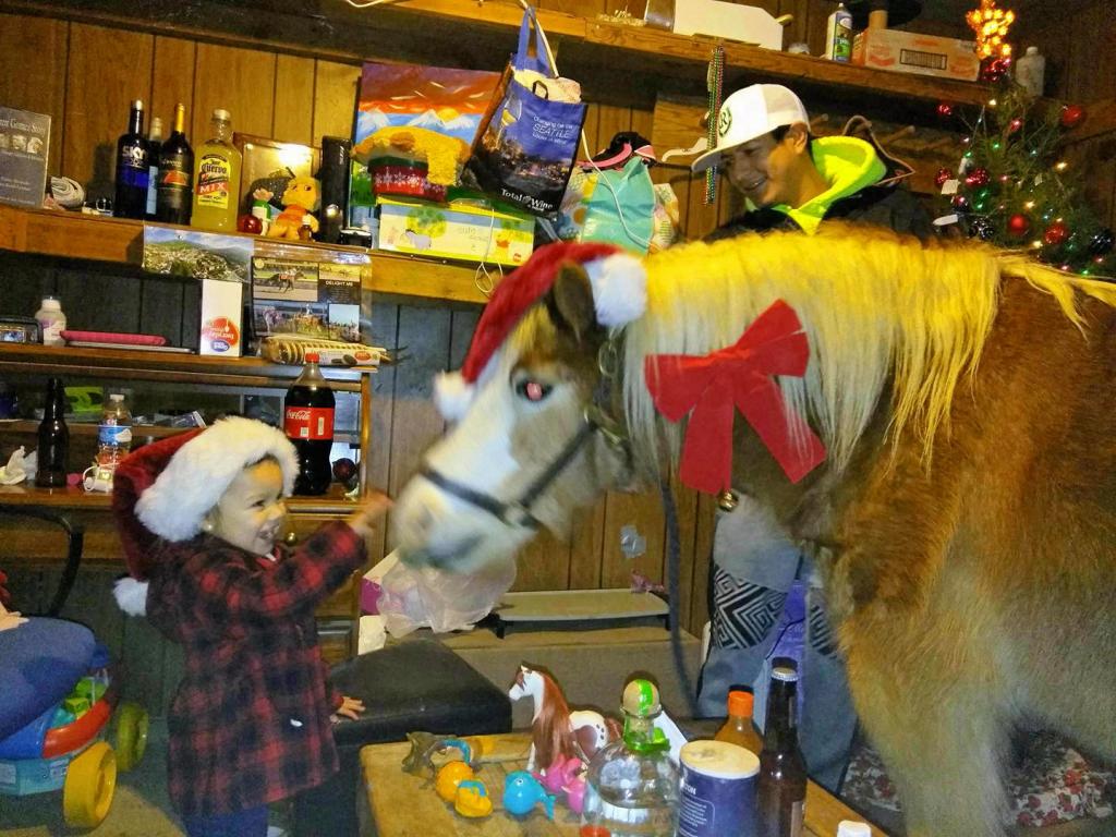 Christmas morning joy. (Courtesy of Eliska Kubinova)